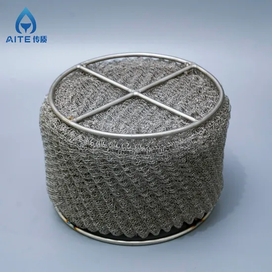 Wire Mesh Foam Remove Materials Knitted Filter Mesh Demister Pad